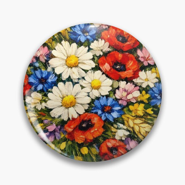 Item preview, Bouquet of wildflowers in impasto style designed and sold by Agnisherl.
