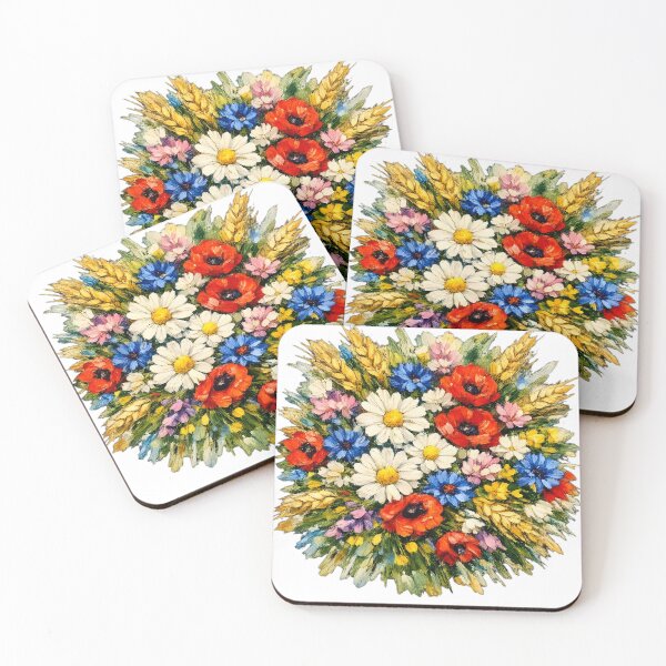 Item preview, Bouquet of wildflowers in impasto style designed and sold by Agnisherl.