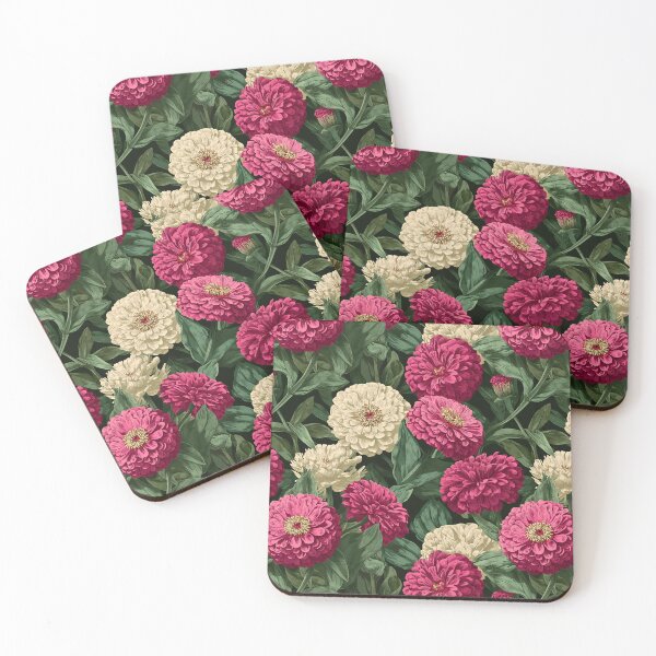 Item preview, Edgy Zinnia Floral  - Birthday Flower Pattern - Christmas Gifts For Boyfriend designed and sold by RoyalStarsPatts.