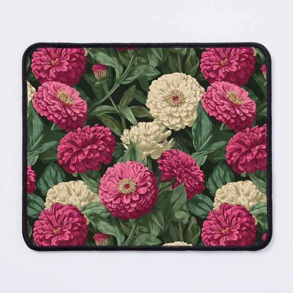 Item preview, Edgy Zinnia Floral  - Birthday Flower Pattern - Christmas Gifts For Boyfriend designed and sold by RoyalStarsPatts.