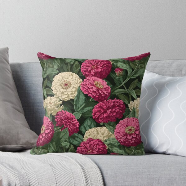 Item preview, Edgy Zinnia Floral  - Birthday Flower Pattern - Christmas Gifts For Boyfriend designed and sold by RoyalStarsPatts.