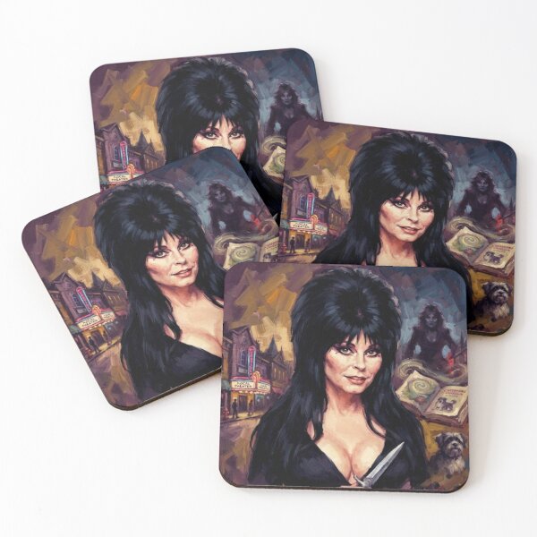 Artikelvorschau, Elvira Horror Comedy Fine Art Tribute entworfen und verkauft von Art's Diner.