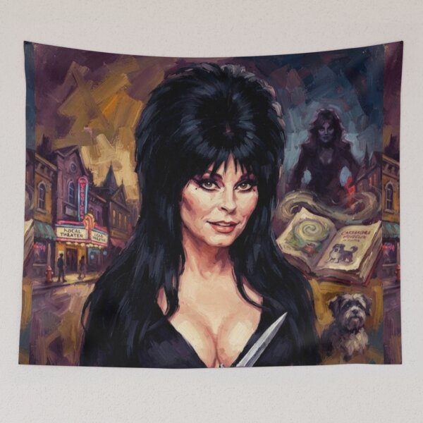 Item preview, Elvira Horror Comedy Fine Art Tribute designed and sold by Art's Diner.
