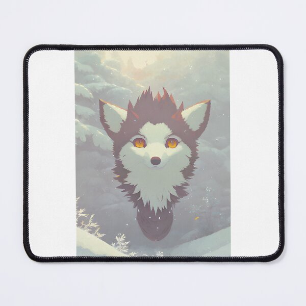 Item preview, Kitsune Japanese Mythical Fox Aesthetic Art - Nine Tailed Spirit Design ⭐⭐⭐⭐⭐ designed and sold by Geraldo Gonzalez.