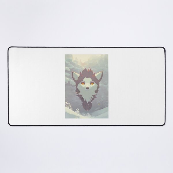 Item preview, Kitsune Japanese Mythical Fox Aesthetic Art - Nine Tailed Spirit Design ⭐⭐⭐⭐⭐ designed and sold by Geraldo Gonzalez.