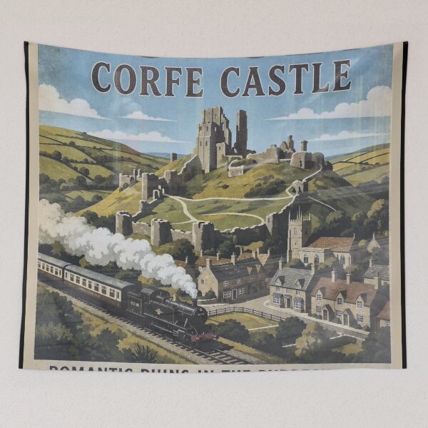 Item preview, Vintage railway poster UK England Britain designed and sold by KALEIDOSCOPE UK.