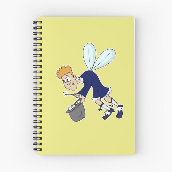 Item preview, Tooth Fairy Guy Sticker | Sarcastic Dental Fairy Cartoon designed and sold by MyxaART.