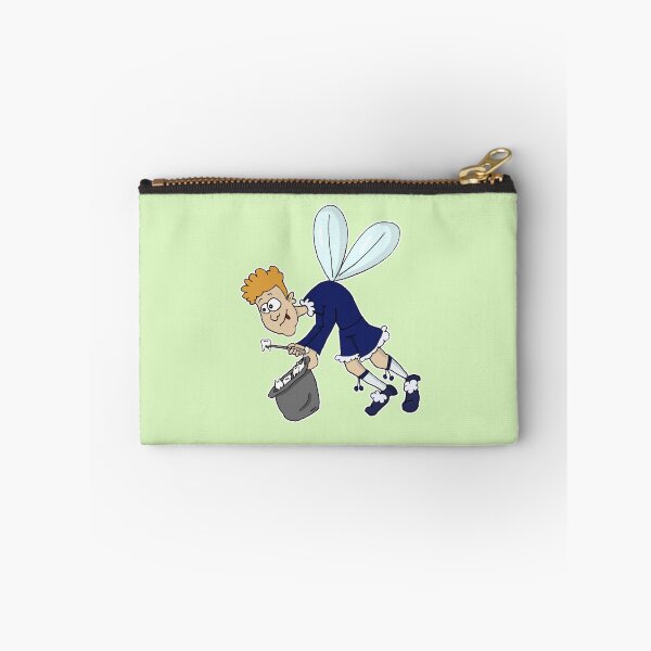 Item preview, Tooth Fairy Guy Sticker | Sarcastic Dental Fairy Cartoon designed and sold by MyxaART.