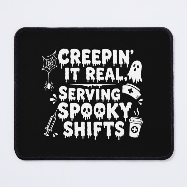 Item preview, NURSE HALLOWEEN creepin’ it real, serving spooky shifts designed and sold by YNELENT.