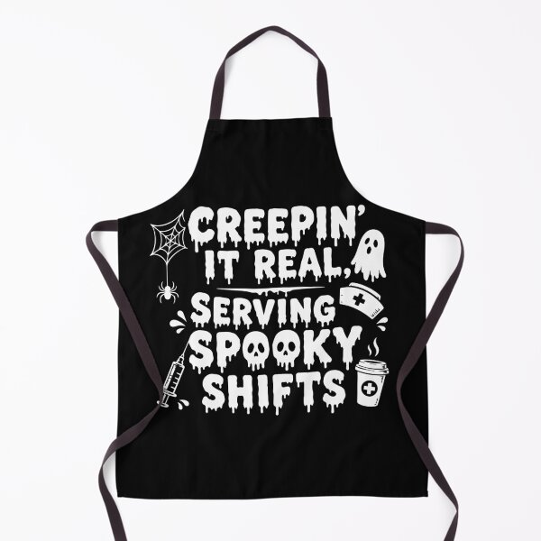 Item preview, NURSE HALLOWEEN creepin’ it real, serving spooky shifts designed and sold by YNELENT.