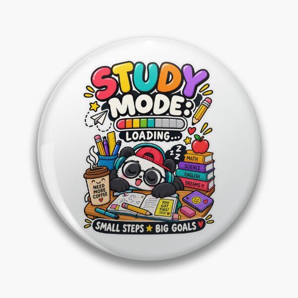 Item preview, Study Mode Loading Student Humor designed and sold by School Doodles Co.