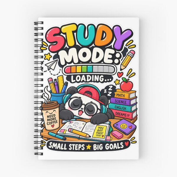 Item preview, Study Mode Loading Student Humor designed and sold by School Doodles Co.