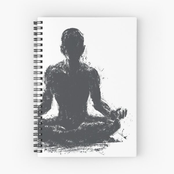 Item preview, Meditation Lotus Silhouette Dark Texture Art Poster designed and sold by drTerrens.