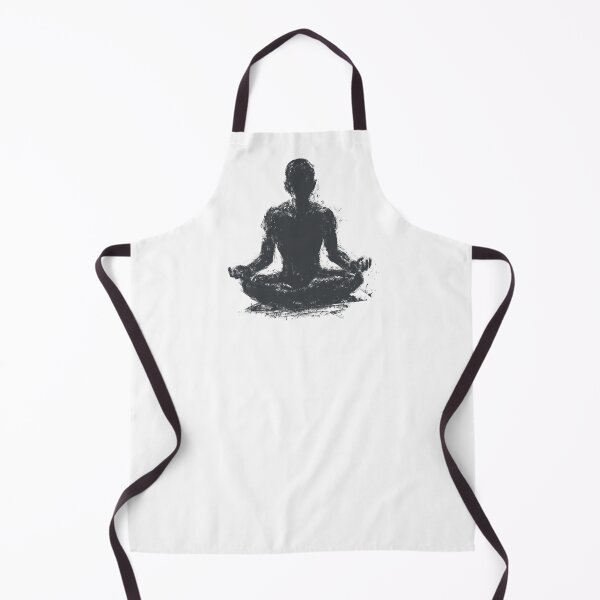 Item preview, Meditation Lotus Silhouette Dark Texture Art Poster designed and sold by drTerrens.
