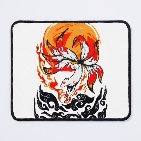 Item preview, Mystic Japanese Kitsune Nine-Tailed Fox Aesthetic Art PERFECT GIFT FOR YOU AND FRIENDS designed and sold by Geraldo Gonzalez.