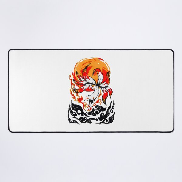 Item preview, Mystic Japanese Kitsune Nine-Tailed Fox Aesthetic Art PERFECT GIFT FOR YOU AND FRIENDS designed and sold by Geraldo Gonzalez.