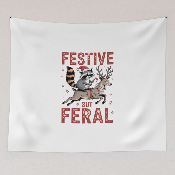 Item preview, Festive but Feral designed and sold by jkrphoto.