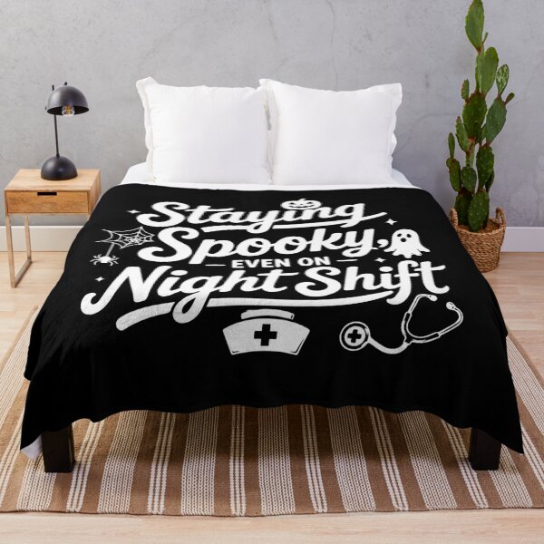 Item preview, NURSE HALLOWEEN staying spooky, even on night shift designed and sold by YNELENT.