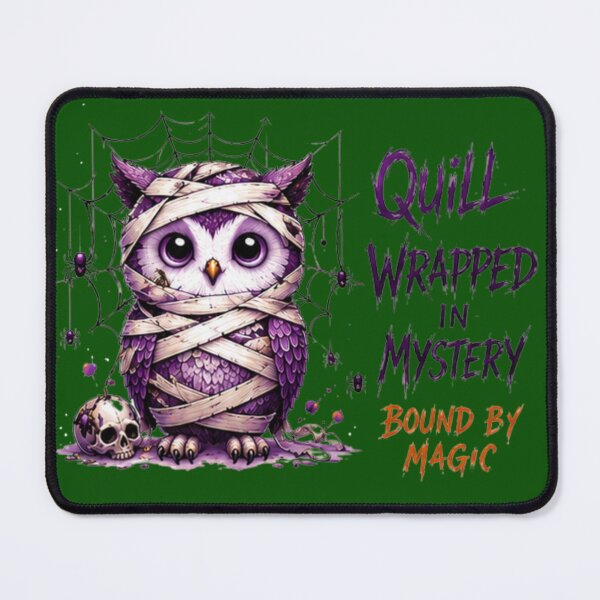 Item preview, Cute Halloween Mummy Owl Mystery Design designed and sold by PinnyPxStudio.