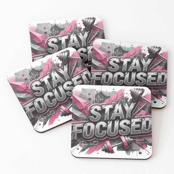 Item preview, Cool Colorful STAY FOCUSED designed and sold by dazzlemakers.