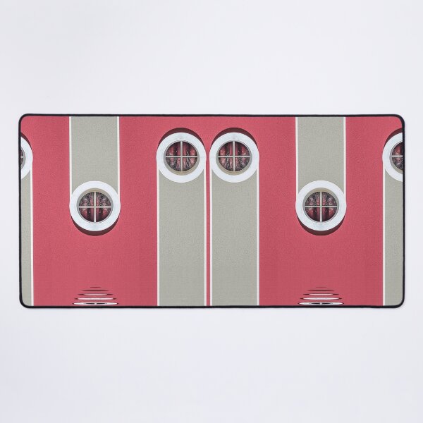 Item preview, pink round windows rippled urban architecture design designed and sold by mister-john.