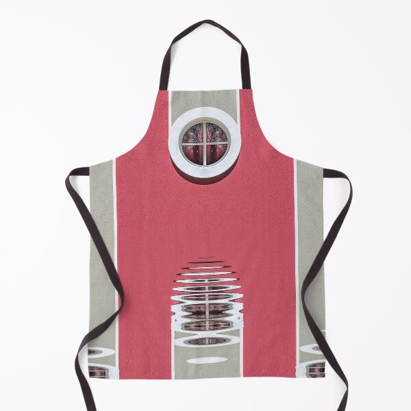 Item preview, pink round windows rippled urban architecture design designed and sold by mister-john.