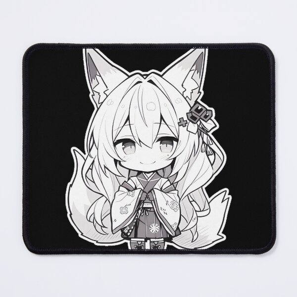 Item preview, Cute Chibi Kitsune Japanese Fox Spirit Art LIMITED EDITION designed and sold by Geraldo Gonzalez.