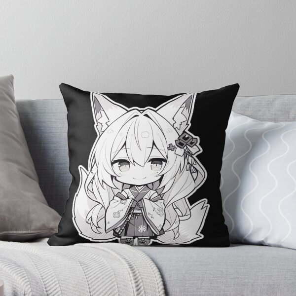 Item preview, Cute Chibi Kitsune Japanese Fox Spirit Art LIMITED EDITION designed and sold by Geraldo Gonzalez.