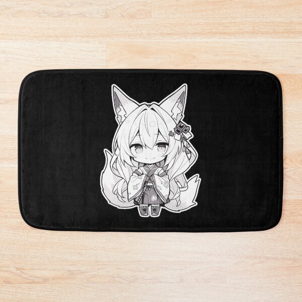Item preview, Cute Chibi Kitsune Japanese Fox Spirit Art LIMITED EDITION designed and sold by Geraldo Gonzalez.