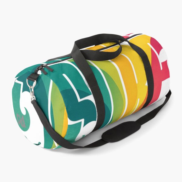 Item preview, Retro Surfer Colorful Rainbow Wave Vertical Typography Summer Graphic designed and sold by DesignArtist.ia.