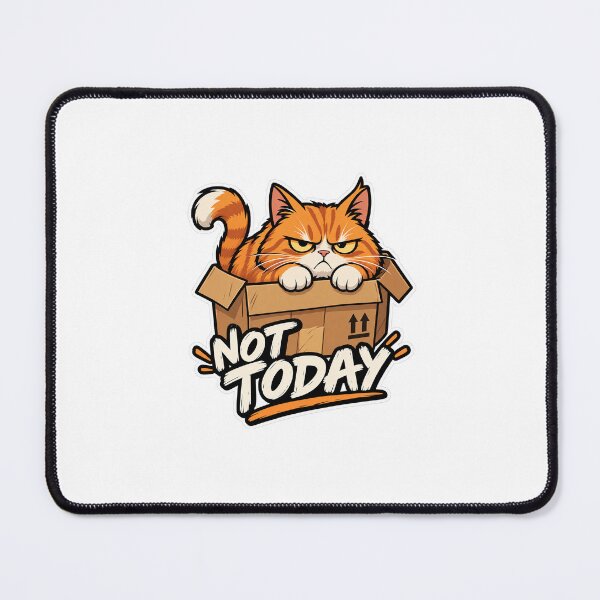 Item preview, Not Today Grumpy Cat in a Box designed and sold by SGMark.