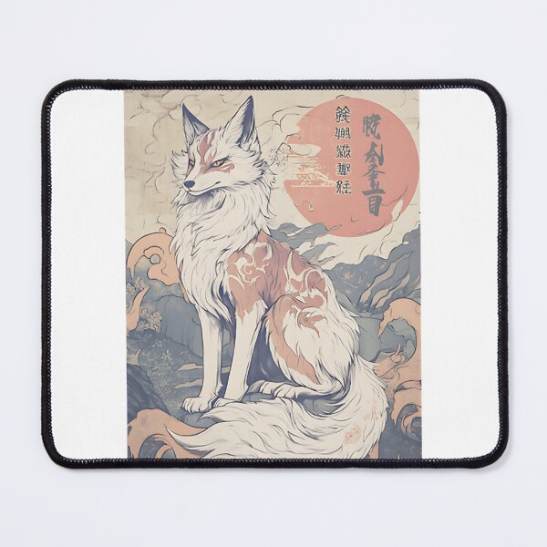 Item preview, Japanese Kitsune Art - Starlight Trickster Fox Celestial Design ⭐⭐⭐⭐⭐ designed and sold by Geraldo Gonzalez.