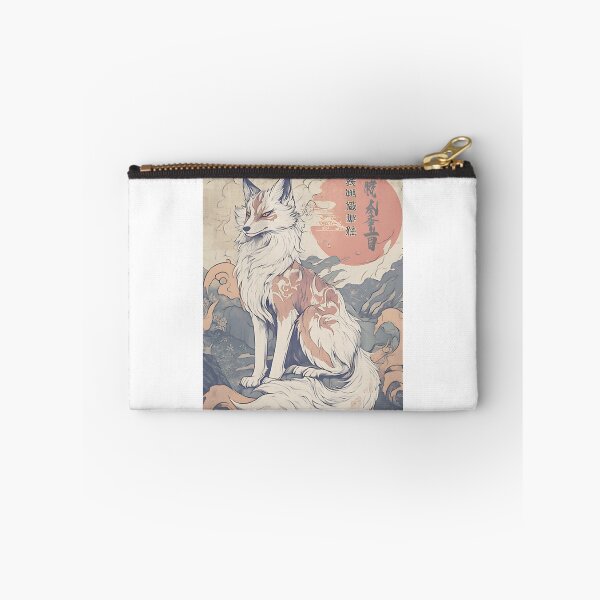Item preview, Japanese Kitsune Art - Starlight Trickster Fox Celestial Design ⭐⭐⭐⭐⭐ designed and sold by Geraldo Gonzalez.