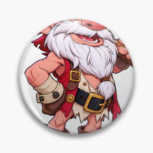 Item preview, Christmas Santa Miner Pixel Art – Funny Holiday Gnome Design designed and sold by Brandady.
