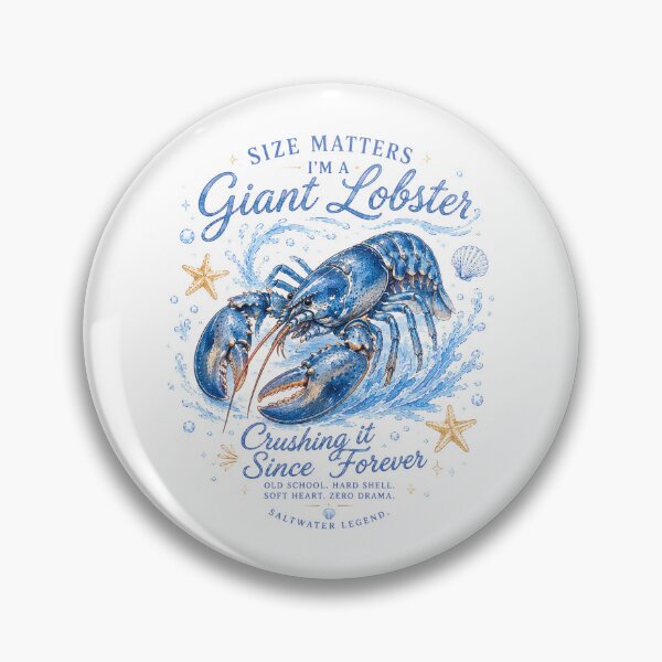 Item preview, Giant Lobster Funny Quote Design Size Matters Crushing It Since Forever Sublimation designed and sold by Yellowriversss.