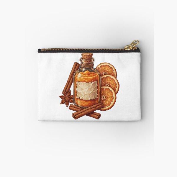 Item preview, Autumn Apothecary Bottle – Orange & Cinnamon Witchy Sticker designed and sold by AillustriaAK.