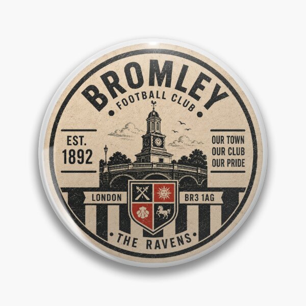 Item preview, Bromley FC Beer Mat Inspired Fan Graphic designed and sold by FanFueledStickers.