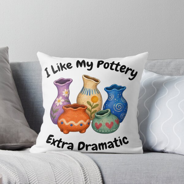 Item preview, I Like My Pottery Extra Dramatic  designed and sold by SamanthaLPottery.