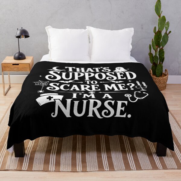 Item preview, NURSE HALLOWEEN that’s supposed to scare me? i’m a nurse. designed and sold by YNELENT.