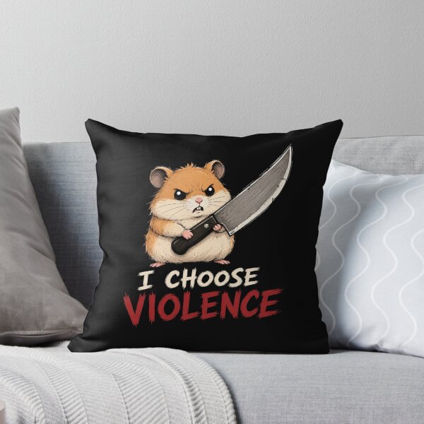 Item preview, I Choose Violence Hamster  designed and sold by TheEndDesign.