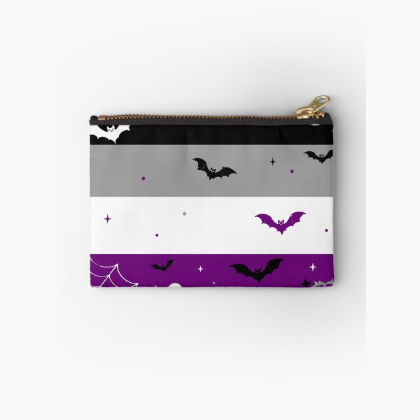 Item preview, Spooky Asexual Pride Flag Halloween Graveyard Bats Aesthetic designed and sold by Travelslightly.