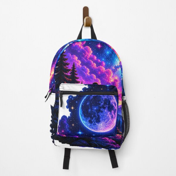 Item preview, Dreamy Galaxy Night Under a Cosmic Moon designed and sold by TinyWeird.
