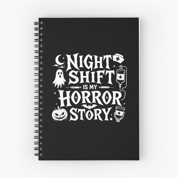 Item preview, NURSE HALLOWEEN night shift is my horror story. designed and sold by YNELENT.
