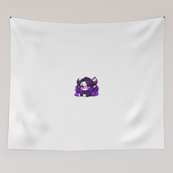 Item preview, Cute Purple Demon Girl Chibi Anime Fantasy Character designed and sold by Brandady.