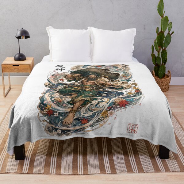 Item preview, Fujin – Lord of the Four Winds | Japanese Wind God Art designed and sold by kaxymax.