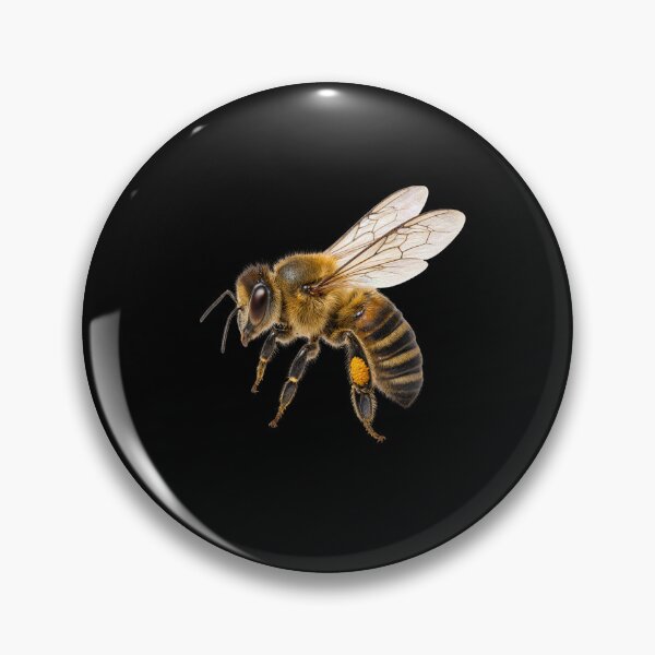 Item preview, Realistic Honey Bee Queen Bee Honeybee Apis Mellifera Beekeeper Bee Honey Nature Insect Pollinator designed and sold by DesingScan.