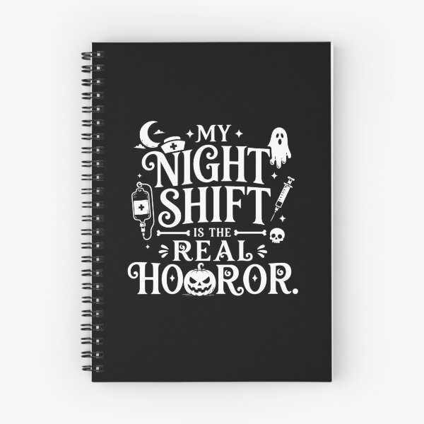 Item preview, NURSE HALLOWEEN my night shift is the real horror. designed and sold by YNELENT.