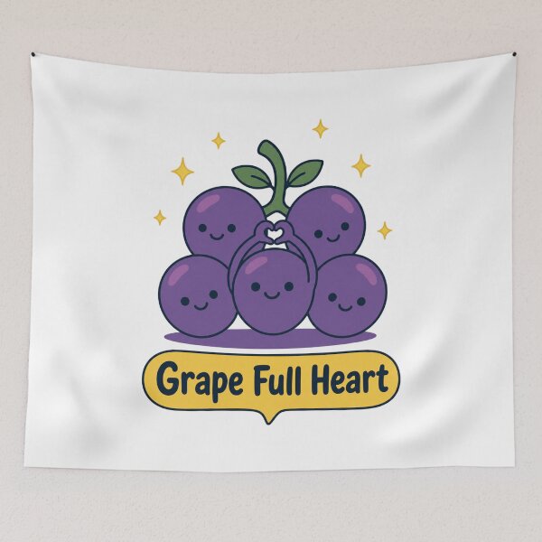Item preview, Nourish your heart with grape and love designed and sold by MOSIDRIP™.