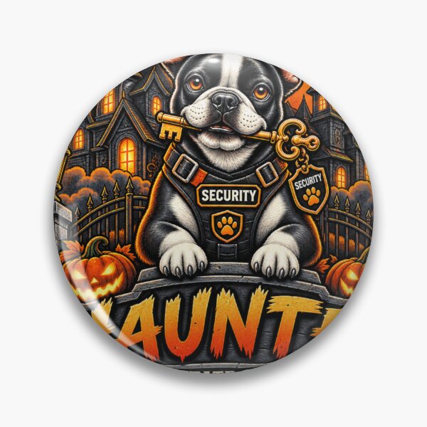 Item preview, Haunted Real Estate Security French Bulldog Halloween Shirt Security Dog designed and sold by KnrNazimTHRE4DS.