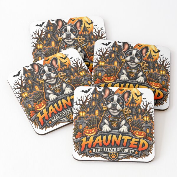 Item preview, Haunted Real Estate Security French Bulldog Halloween Shirt Security Dog designed and sold by KnrNazimTHRE4DS.